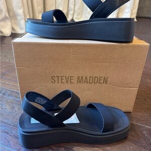 Steve Madden Black Janice Footwear